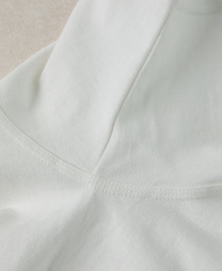 1930s Slanted Pocket Tubular T-Shirt - White