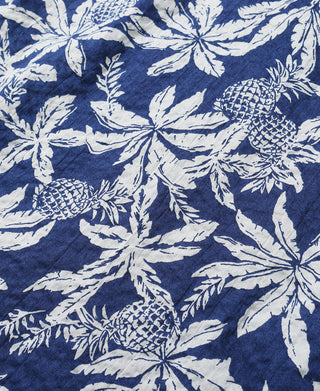 Tropical Palm & Pineapple Aloha Shirt