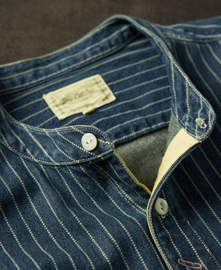 9 oz Wabash Striped Indigo Work Shirt