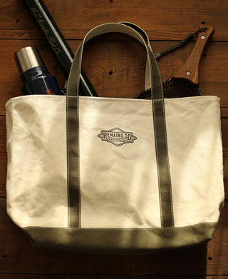 22 oz Canvas Tote Bag - Olive