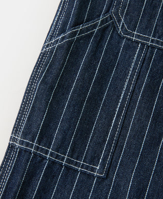 Indigo Wabash Stripe Work Trousers