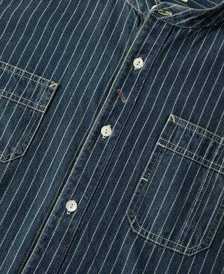 9 oz Wabash Striped Indigo Work Shirt