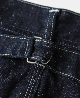 Slub Pearl Yarn Indigo Denim Carpenter Pants