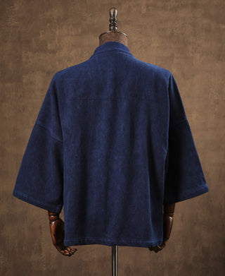 Indigofarbene Sashiko-Kendo-Jacke