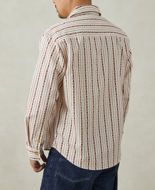 Navajo Striped Corduroy Shirt