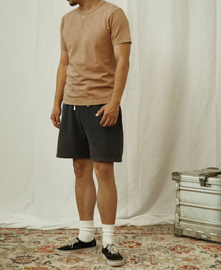 Heavyweight US Cotton Gusset Tubular T-Shirt - Sand