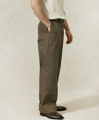 Lot 826 1940s Herringbone Work Trousers - Light Brown