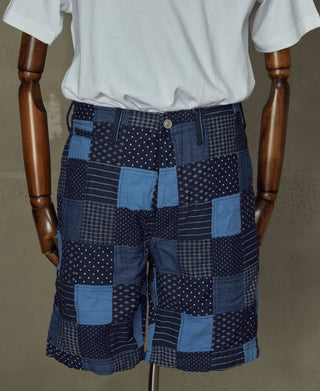 Wabash Patchwork Cotton Shorts