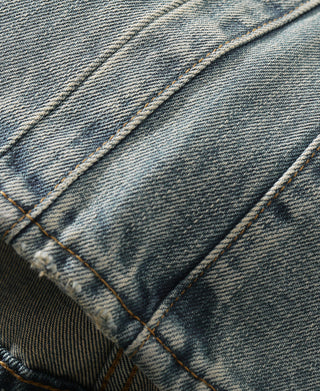 14 oz Repaired Selvedge Denim Flared Jeans