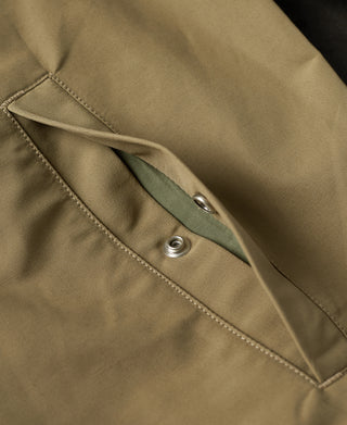 60/40 Water-Repellent Coach Jacket - Khaki