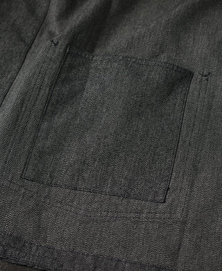 Black Chambray Work Jacket