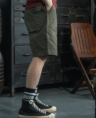 Vietnam War OG107 Fatigue Utility Shorts - Olive