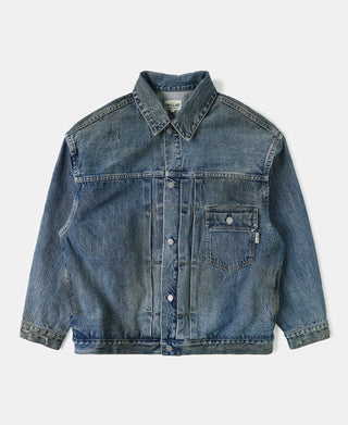 Type 1 Washed Denim Jacket - Repaired Edition