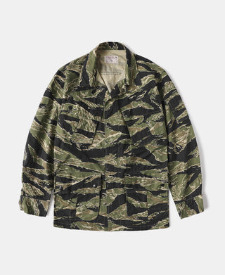 Tiger Stripe Camo Tropical Jungle Fatigue Jacket