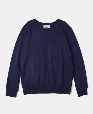 Indigo-Dyed Cotton-Jersey Sweatshirt