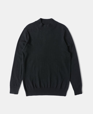 Extrafine Merino Wool Pullover Sweater - Black