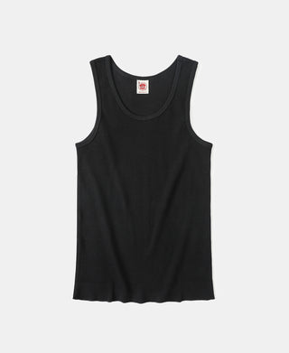 10.5 oz Cotton Tank Top - Black