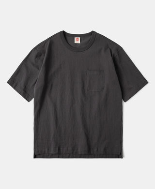 9.8 oz Cotton Classic Pocket T-Shirt - Dark Gray