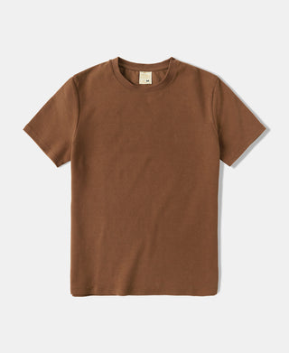 Slim Fit Crew Neck T-Shirt - Rust Red