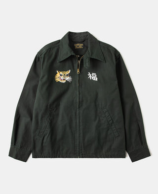 Fox Embroidery Vietnam Souvenir Jacket