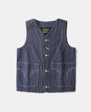 Wabash Stripe Canvas Work Vest