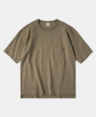 9.8 oz Cotton Classic Pocket T-Shirt - Khaki