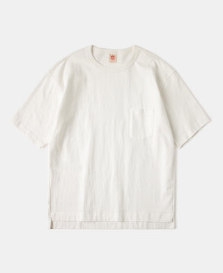 9.8 oz Cotton Classic Pocket T-Shirt - White