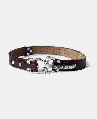 Horween Cavalry Belt - Burgundy