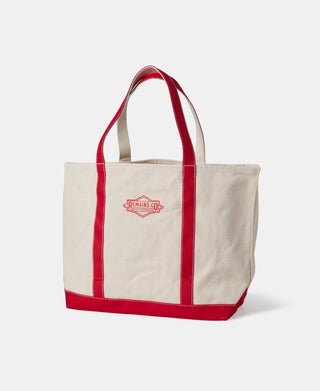 22 oz Canvas Tote Bag - Red