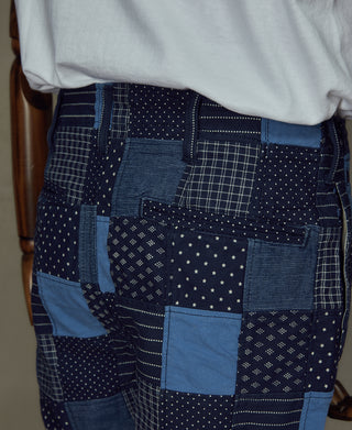 Wabash Patchwork Cotton Shorts