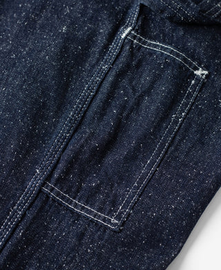 Slub Pearl Yarn Indigo Denim Carpenter Pants