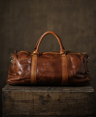 Italian Cowhide Travel Duffel Bag