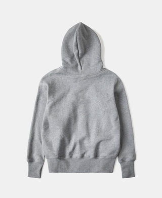 17.5 oz Terry Cloth Zip-Up Hoodie - Gray