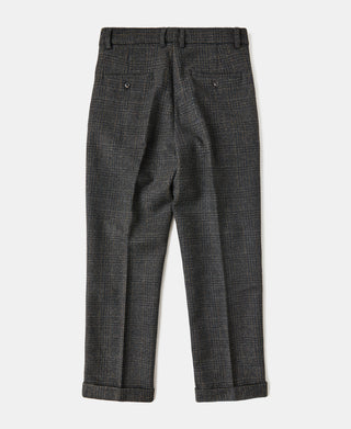 1930s Glen Plaid Tweed Suit Trousers