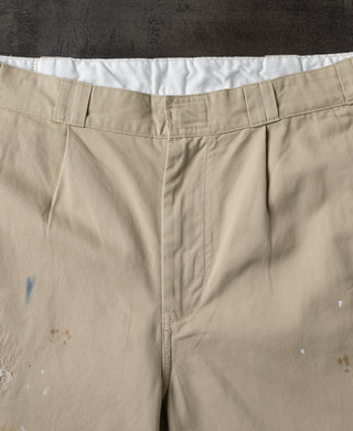 Paint-Splatter Repaired Chino Pants