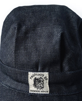 Indigo Denim Railroad Engineer Cap