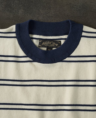 Crew Neck Stripe Breton Shirt