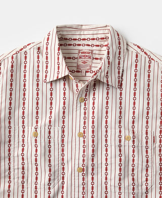 Navajo Striped Corduroy Shirt