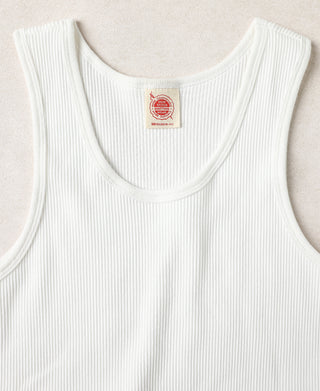 10.5 oz Cotton Tank Top - White