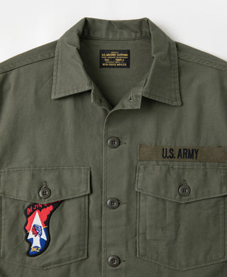 Vietnam War US Army OG107 Fatigue Utility Shirt - Im Jin Scouts