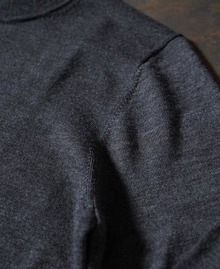 Extrafine Merino Wool Pullover Sweater - Dark Gray