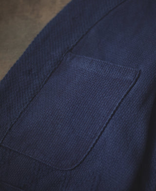 Indigo-Dyed Sashiko Work Vest