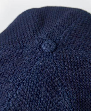 Indigo-Dyed Sashiko Bucket Hat