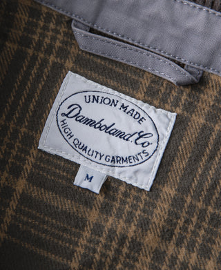 Flannel Lined Twill Harrington Jacket - Faded Violet