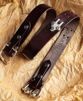 Horween Cavalry Belt - Burgundy