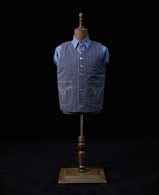 Wabash Stripe Canvas Work Vest