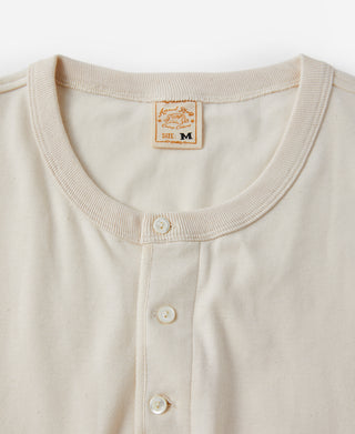 8.5 oz Organic Cotton Henley T-Shirt