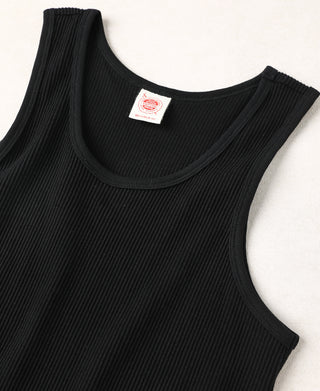 10.5 oz Cotton Tank Top - Black