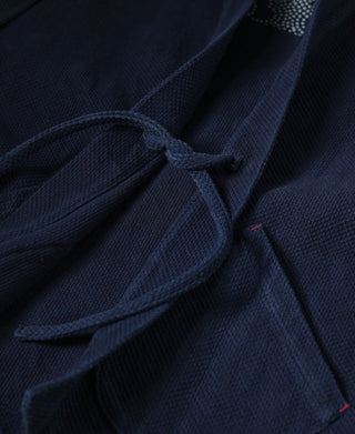 Indigofarbene Sashiko-Kendo-Jacke