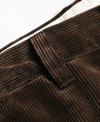 Lot 840 9.5 Wale 1940s Corduroy Work Pants - Dark Brown